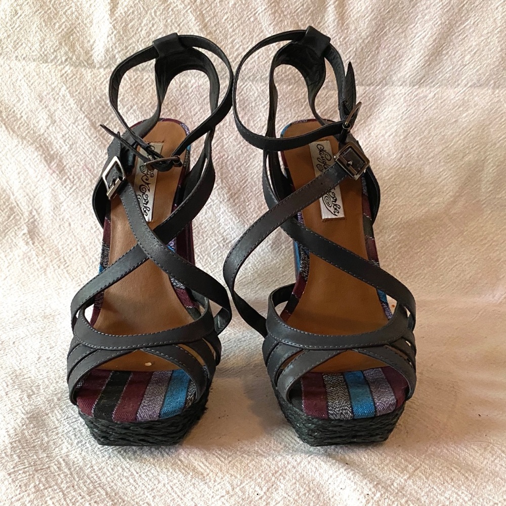 Naughty Monkey Platform Sandals, 9.5M